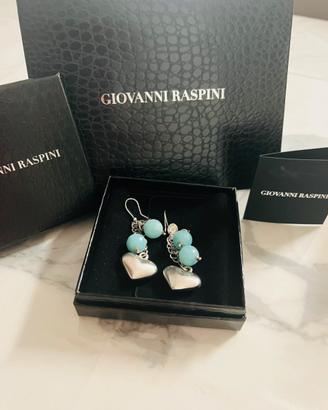 Orecchini a cascata argento 925 con amazzonite