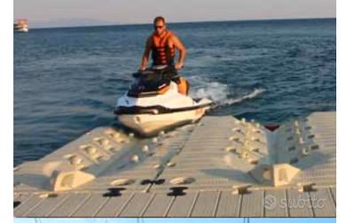 pedana galleggiante moto d’acqua