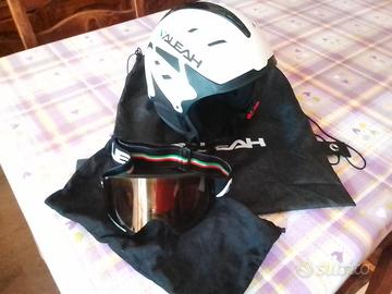 Casco e maschera da sci