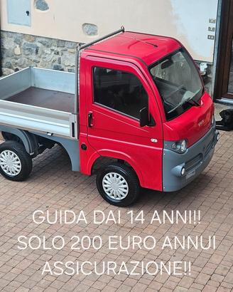 Minicar furgoncino euro 6 ASSICURAZIONE RIDOTTA!!