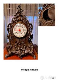 orologio da tavolo stile barocco
