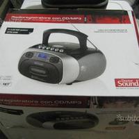 Sterio portatile con cd radio e registratore