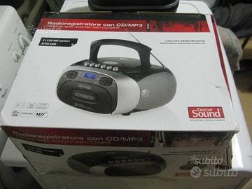 Sterio portatile con cd radio e registratore