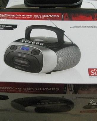 Sterio portatile con cd radio e registratore