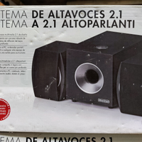 Sistema Audio Silver Crest Nuovo casse e subwoofer