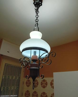 Lampadario rustico