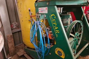 Compressore a cardano con serbatoio