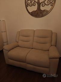 Divano Comfort 2 Posti Reclinabile Domo Mea