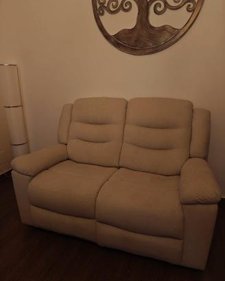 Divano Comfort 2 Posti Reclinabile Domo Mea