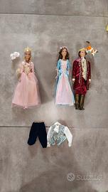 Set completo Barbie Principessa e la Povera