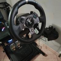 Logitech g920 Xbox PC pedali marce manuale