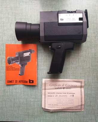 Cinepresa Bencini Comet 22 autozoom super 8