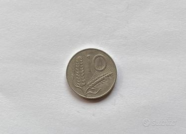 Moneta 10 LIRE “spiga” anno 1955