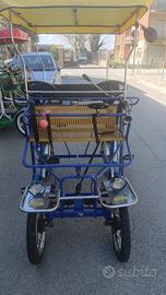 Riscio’ ciclocarrozzella a pedali 3 posti