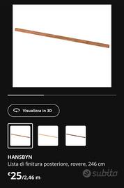 2 Alzatine Ikea Hansbyn 