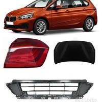 Bmw Serie 2 musata paraurti fanale freni cerchi 18