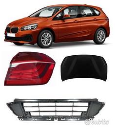 Bmw Serie 2 musata paraurti fanale freni cerchi 18