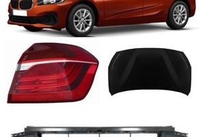 Bmw Serie 2 musata paraurti fanale freni cerchi 18