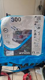 PORTABICI DA PORTELLONE 300 per 3 BICI BTWIN
