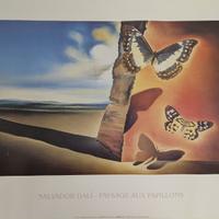 Salvador Dalí - Paysage aux Papillons