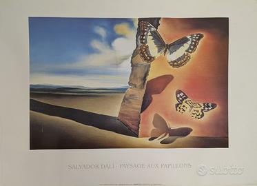 Salvador Dalí - Paysage aux Papillons