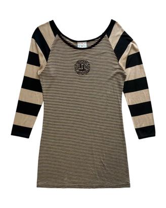 Vestito Maglia lunga Fendi Donna M righe Beige
