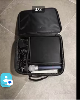 Microfono professionale senza fili Lem