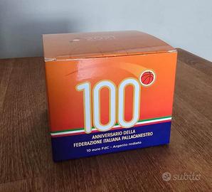 Moneta 10€ argento - 100 anni FIP