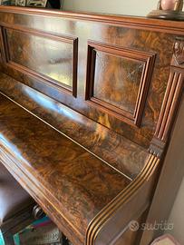 Pianoforte da muro verticale  con sgabello