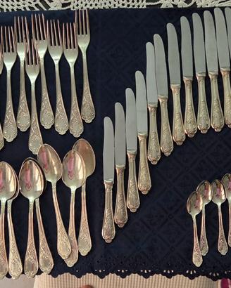 Servizio Posate Vintage "Foster" Placcato Argento 