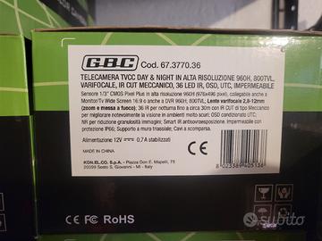 7 telecamere filari + DVR 8 ch