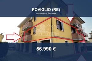 Immobile in asta di 71 m² con box auto a Poviglio