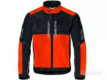 giacca moto 4 stagioni bmw bavella arancio tg 52