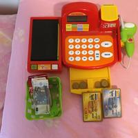 Cassa supermercato + prodotti come da foto