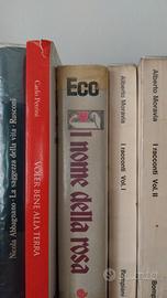 Libri: romanzi, saggi 