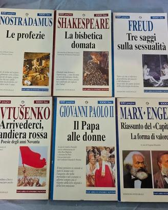 Set composto da 17 libri collana "100 pagine 1000