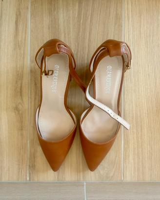 Scarpe da donna con tacco marroni