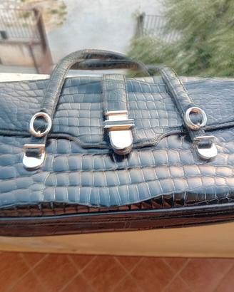 Borsa in pelle di coccodrillo 