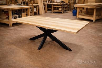 Tavolo in frassino olivato massello