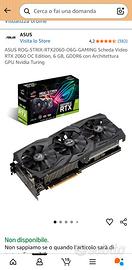 Rtx 2060 rog oc - gpu - scheda grafica