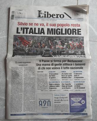 LIBERO 15 GIUGNO 2023 FUNERALI BERLUSCONI 