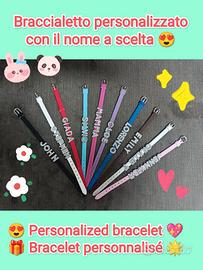 Braccialetto personalizzato con nome