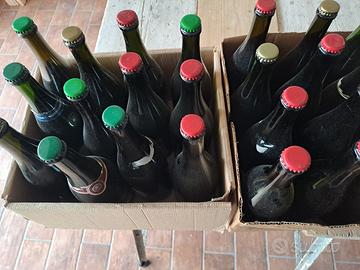  70 Bottiglie vuote e pulite per imbottiglisre