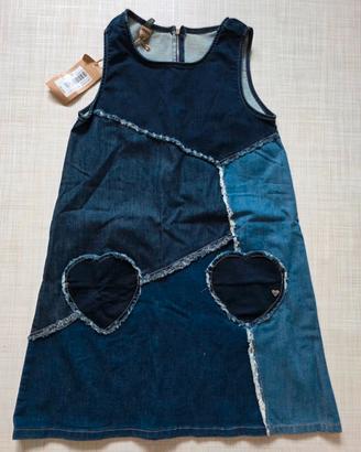 vestito da ragazza in jeans 