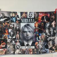 bandiera Nirvana grunge rock alternative poster