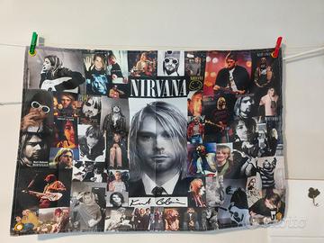 bandiera Nirvana grunge rock alternative poster