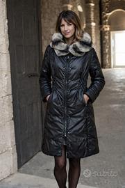 Piumino Ermanno Scervino, pelliccia cincillà, tg40