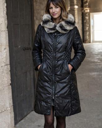 Piumino Ermanno Scervino, pelliccia cincillà, tg40