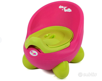 Vasino con contenitore rosa e alzatina