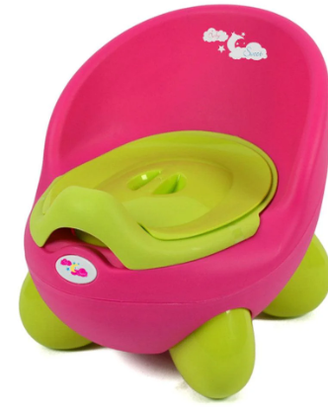 Vasino con contenitore rosa e alzatina